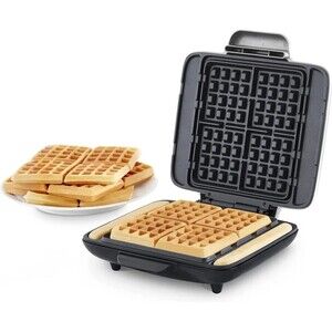 DASH Deluxe No-Mess Waffle Iron Maker Best KETO CHAFFLE Maker  1200W Hash Browns